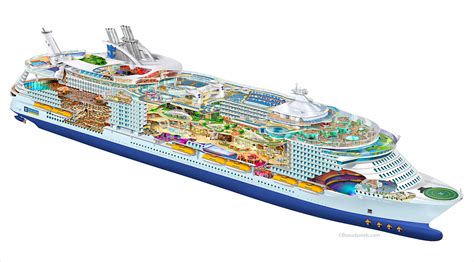 diagram of allure the seas.